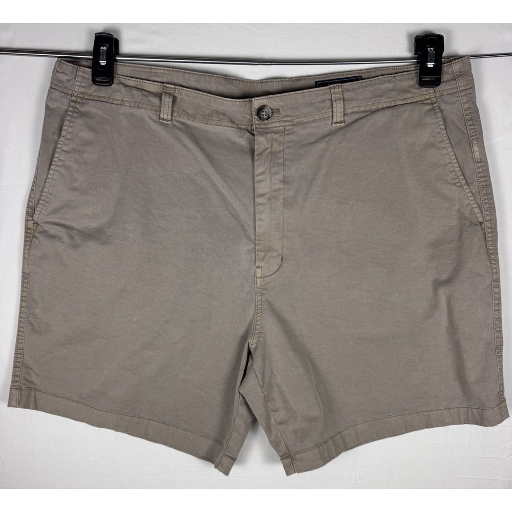 Vineyard Vines Men's Khaki Chino Shorts Size 40 Classic Fit Flat Front Preppy
